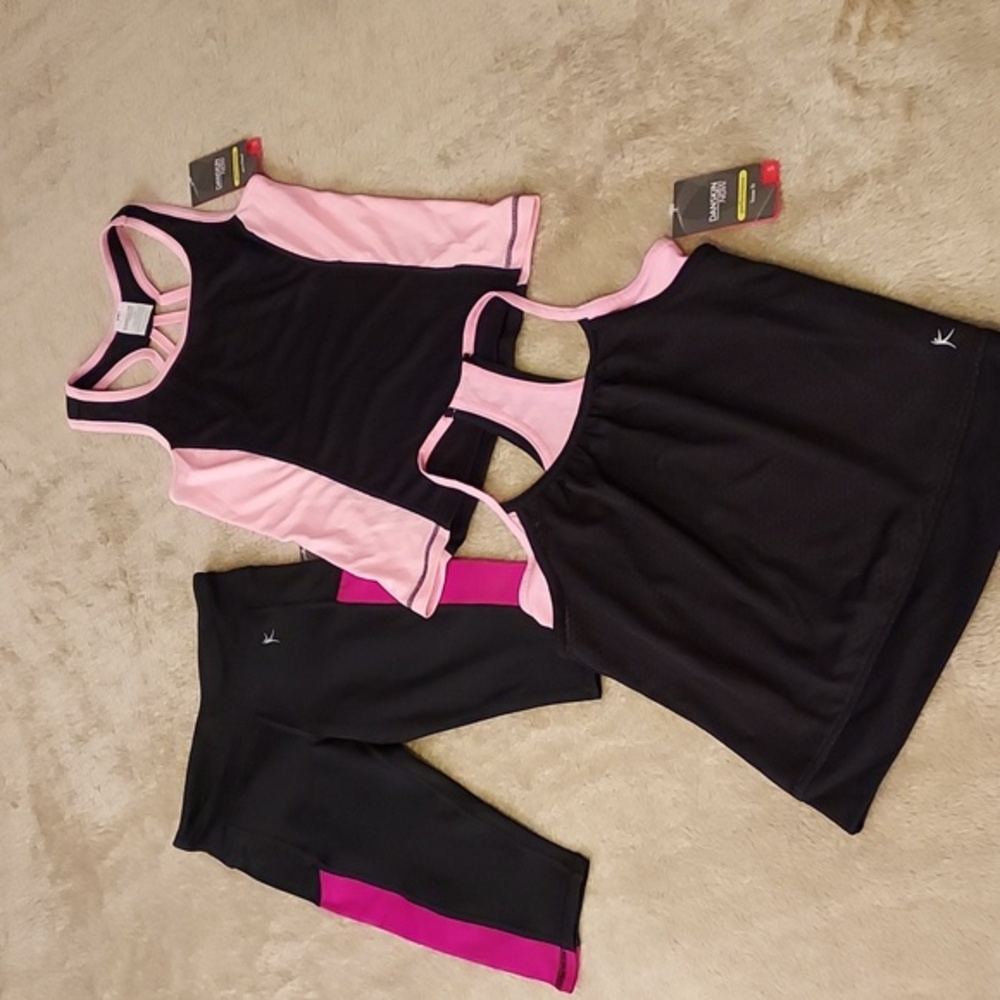 Girls Danskin Yoga 3-bundle